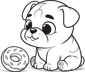 coloring page dog