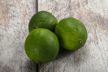 Green sour tropical Lime fruit