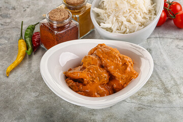Indian cuisine - chicken butter masala