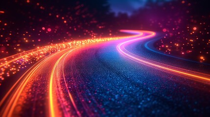 Mesmerizing 3D Abstract Multicolor Visualization.Sci Fi Futuristic Smoke Fog Neon Laser Garage Room,blue pink violet neon abstract background