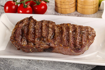 Rib eye steak grilled beef