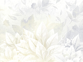 seamless floral white background