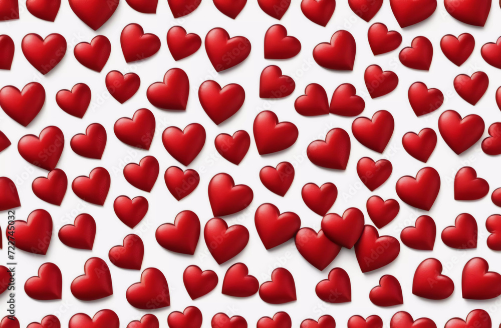 Wall mural heart with paint generating by ai technology