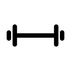 Barbell Line Icon