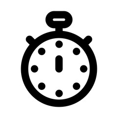 Stopwatch Line Icon