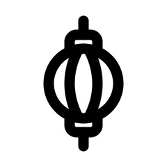 Stretching Ball Line Icon