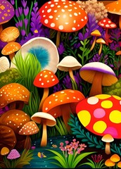 fly mushrooms