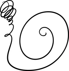 doodle line otline vector