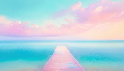 Photo sur Plexiglas Turquoise sea ​​and sky