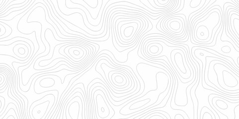 Topographic map. Geographic mountain relief. Abstract lines background. Contour maps. Vector illustration, Topo contour map on white background, Topographic contour lines vector map seamless pattern.