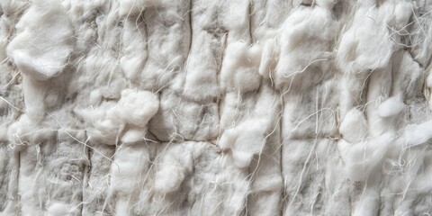 Obraz premium Close-up of white cotton texture, suitable for backgrounds or textile concepts.