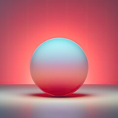 Fototapeta premium Vibrant Abstract Spherical Gradient Design