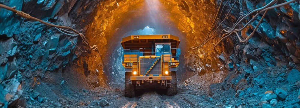 loader truck industry metal underground gold mining