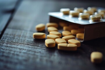 box of pills on a table