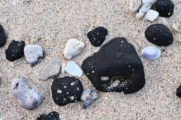 stones on the beach