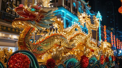 Ornate New Year Parade, Chinese New Year