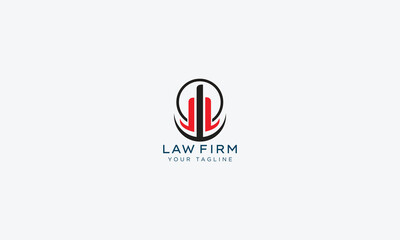Attorney and lawyers logo design vector template