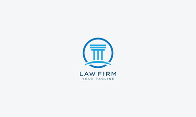 Attorney and lawyers logo design vector template