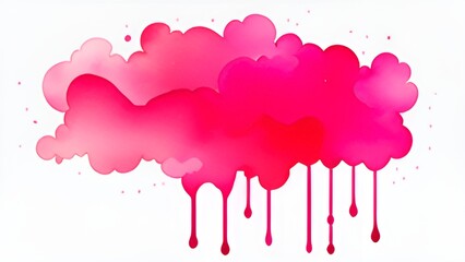 red paint splashes