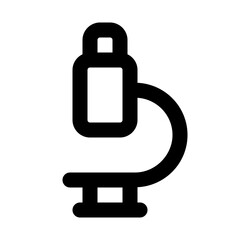 Microscope Line Icon
