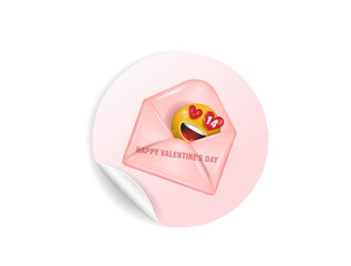 Valentine's Day, sticker, banner, valentine card.
A vector image.