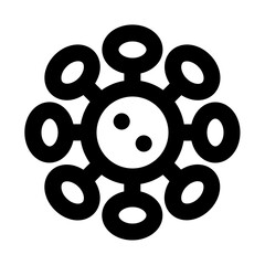 Virus Line Icon