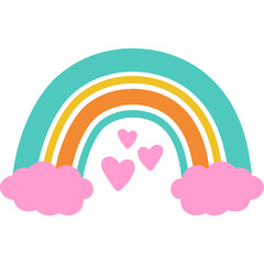 Organic Rainbow Element