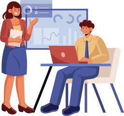 Management Business Illustration