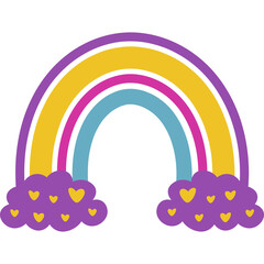 Organic Rainbow Element