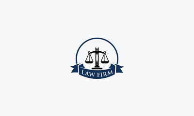 Attorney and lawyers logo design vector template