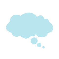 dream cloud icon vector flat illustration.