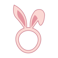 Easter Bunny Ears Illustration