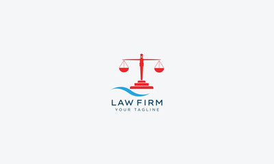 Attorney and lawyers logo design vector template