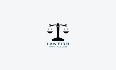 Attorney and lawyers logo design vector template