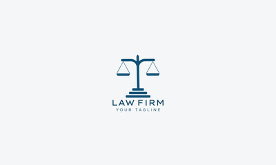 Attorney and lawyers logo design vector template
