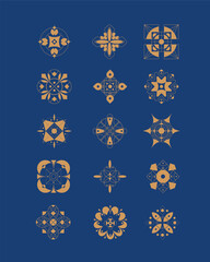 Luxury and Abstract Shape Design Set