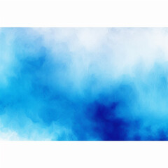 Watercolor illustration art abstract blue color texture background, clouds and sky pattern. Watercolor stn with hand pnt, cloudy pattern on watercolor paper for wallpaper banner and any design.