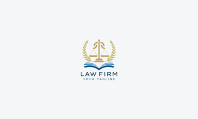 Attorney and lawyers logo design vector template