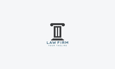 Attorney and lawyers logo design vector template