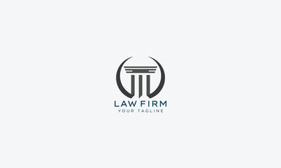 Attorney and lawyers logo design vector template