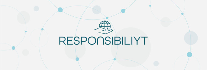 responsibility icon on white background