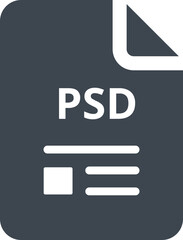 PSD file transparent icon