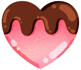 pink chocolate lover heartvalentine 