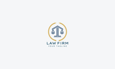 Attorney and lawyers logo design vector template