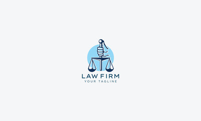 Attorney and lawyers logo design vector template