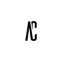 AC CA A C Letter Logo Design Icon Vector Symbol. AC elegant logo template in gold color, vector file .eps 10, text and color is easy to edit