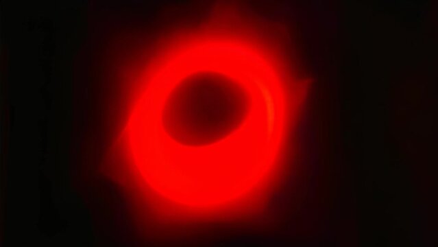 Visual representation of first picture of a Black Hole, revealed on 10th April 2019 by the scientists. Black hole at the center of galaxy Messier 87, or M87. background with copy space.