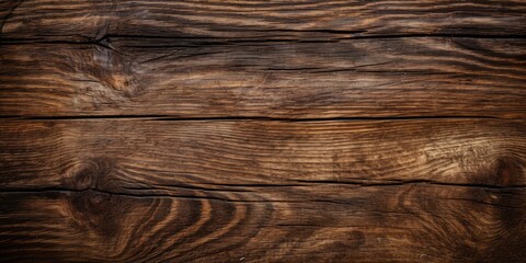 Dark Old Wood Texture or Background Top View