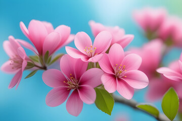 Fototapeta na wymiar pink and white flowers.