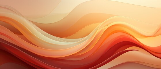 Harmonious waves of brown, beige, and orange in an abstract organic texture background, a soothing visual, Ai Generated. - obrazy, fototapety, plakaty